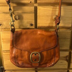 Coach Brown Leather Crossbody Bag